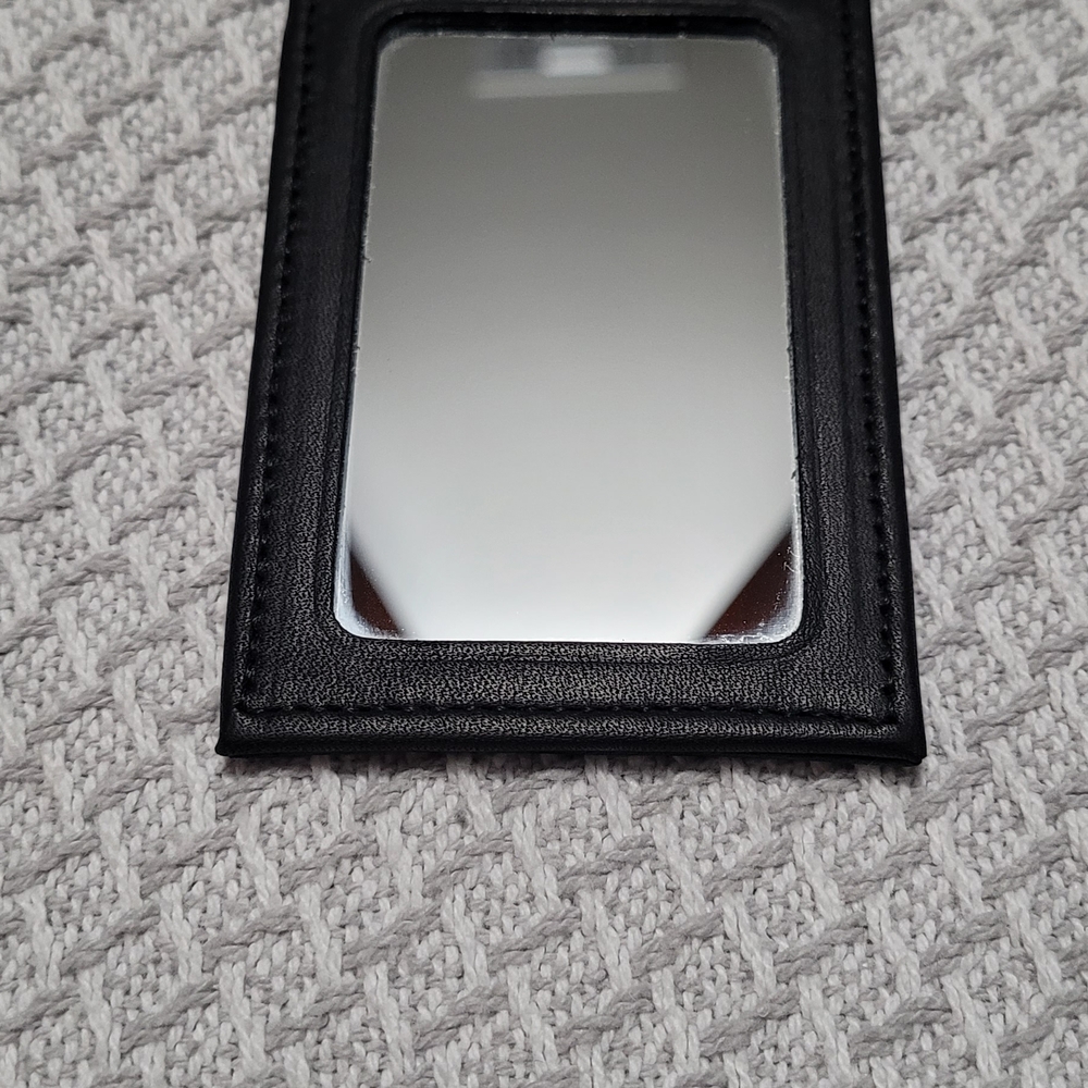 Coach Black Leather Mirror With Sleeve - Picture 5 of 8